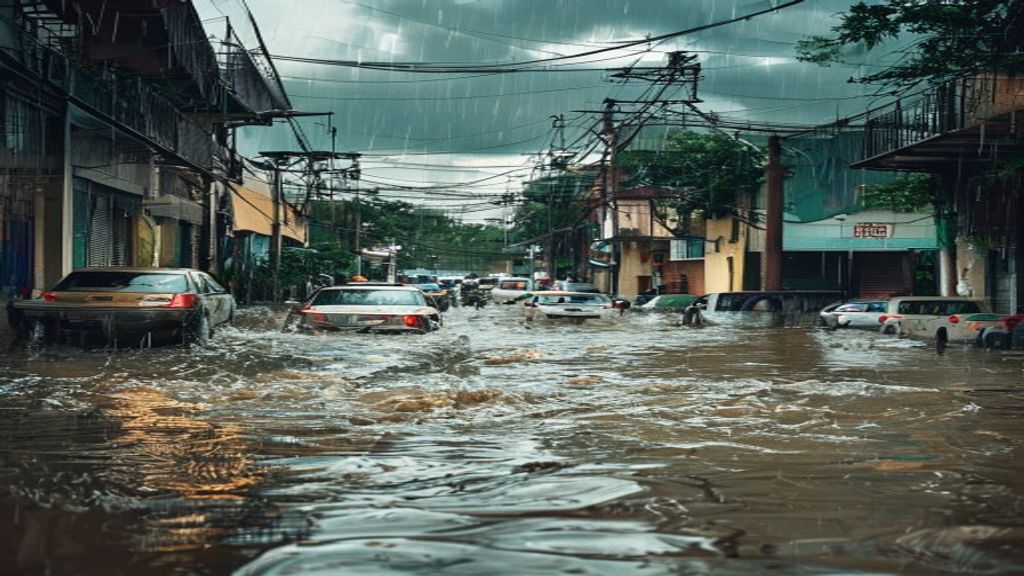 Tromba provoca inundaciones en Apizaco y colapso vial en tres municipios tlaxcaltecas