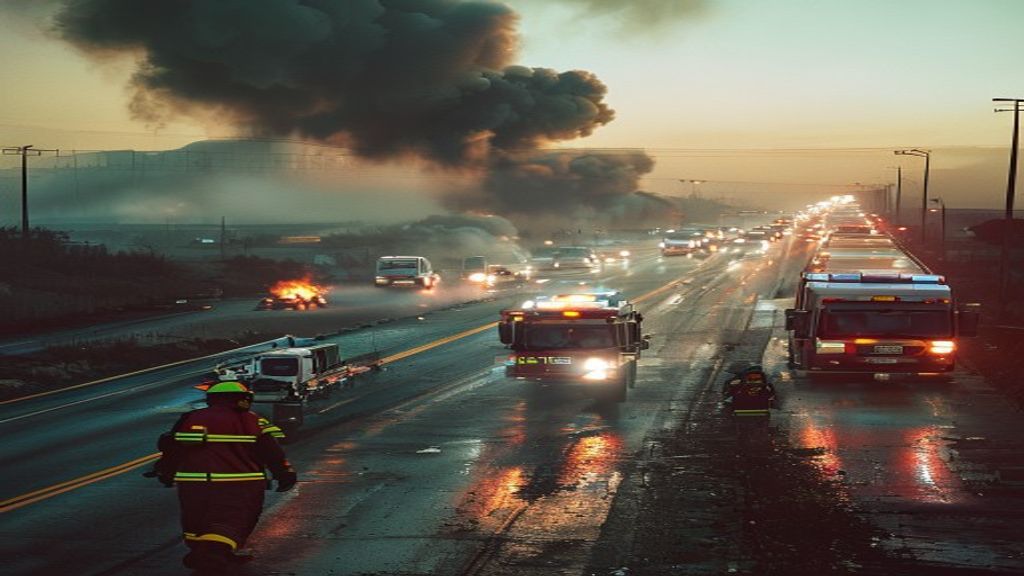 Explosión de pipa en carretera Apizaco-Calpulalpan deja un muerto y dos heridos