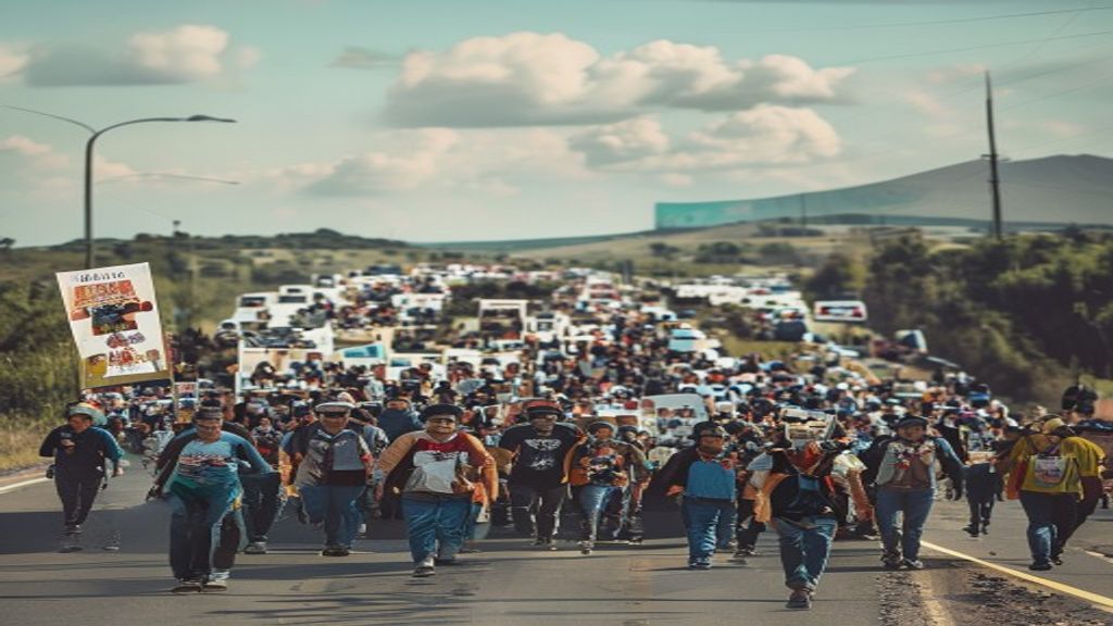 Familiares de víctimas marchan de Ocotlán a capital tras liberación de exfuncionaria