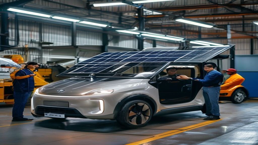 Tlaxcala presenta vehículo eléctrico de fabricación local con carga solar